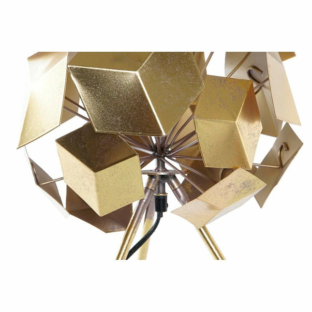 Tischlampe DKD Home Decor Gold Metall 220 V 50 W (29 x 29 x 45 cm)
