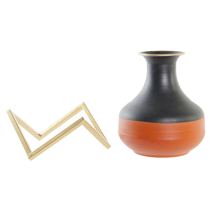 Vase DKD Home Decor Metall Bunt Moderne 20 x 20 x 23 cm