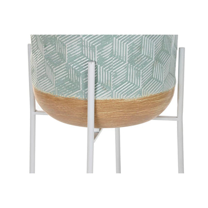 Blumentopf DKD Home Decor Metall zweifarbig (28 x 28 x 75 cm)