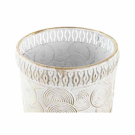 Satz Blumentöpfe DKD Home Decor Metall 29 x 29 x 54,5 cm (2 Stück)