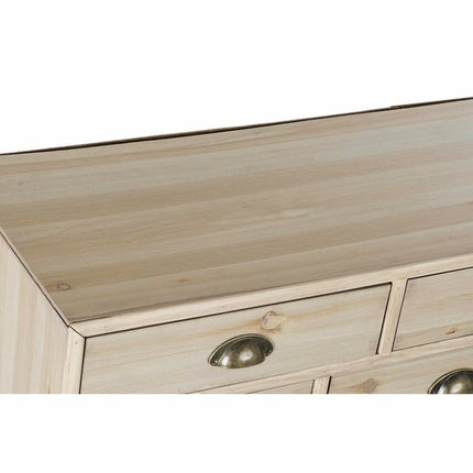 Schubladenschrank DKD Home Decor natürlich Holz MDF Marineblau Hellgrau (120 x 36 x 68 cm)