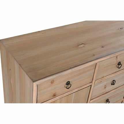 Anrichte DKD Home Decor natürlich Holz MDF Marineblau Hellgrau (100 x 35 x 89 cm)