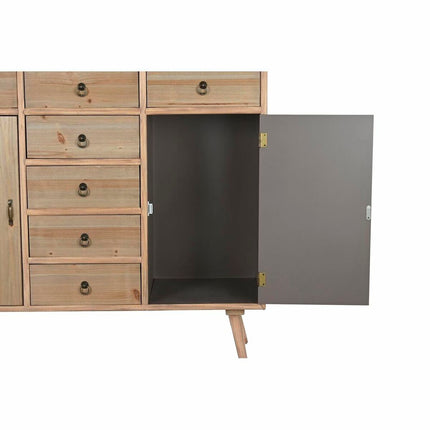 Anrichte DKD Home Decor natürlich Holz MDF Marineblau Hellgrau (100 x 35 x 89 cm)
