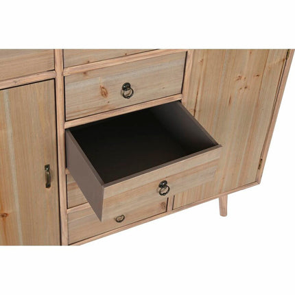 Anrichte DKD Home Decor natürlich Holz MDF Marineblau Hellgrau (100 x 35 x 89 cm)