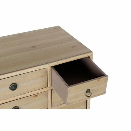 Schubladenschrank DKD Home Decor natürlich Holz MDF Marineblau Hellgrau (80 x 35 x 82 cm)