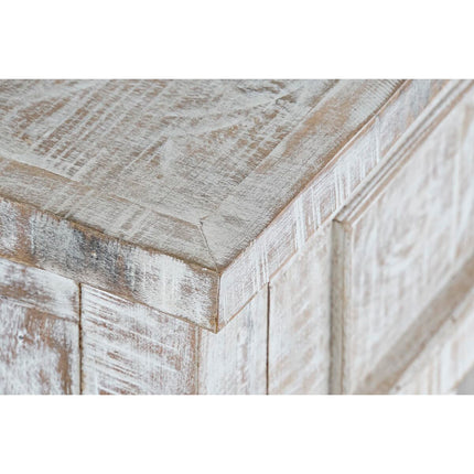 Konsole DKD Home Decor Weiß Mango-Holz (120 x 40 x 75 cm)