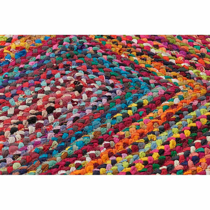Teppich DKD Home Decor 201 x 292 x 1 cm natürlich Polyester Baumwolle Bunt Araber Jute