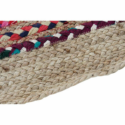 Teppich DKD Home Decor 201 x 292 x 1 cm natürlich Polyester Baumwolle Bunt Araber Jute