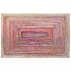 Teppich DKD Home Decor 201 x 292 x 1 cm natürlich Polyester Baumwolle Bunt Araber Jute