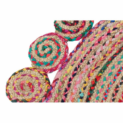 Teppich DKD Home Decor Bunt Araber (150 x 150 x 1 cm)