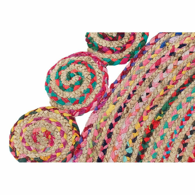 Teppich DKD Home Decor Bunt Araber (150 x 150 x 1 cm)