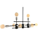 Deckenlampe DKD Home Decor 87 x 18 x 28 cm Schwarz Metall