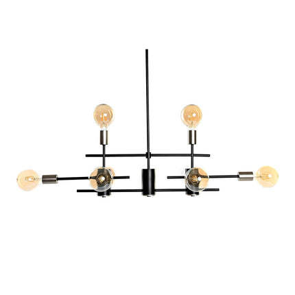Deckenlampe DKD Home Decor 87 x 18 x 28 cm Schwarz Metall