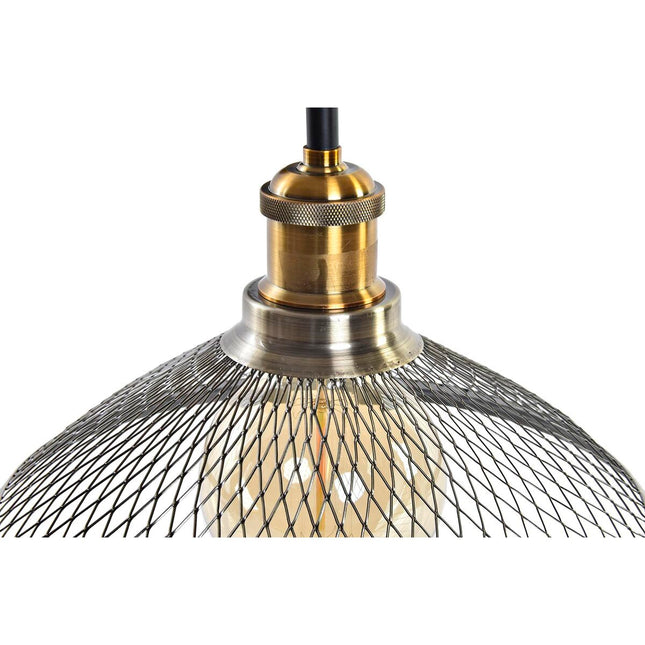 Wandleuchte DKD Home Decor Schwarz Gold Metall 220 V 50 W Loft (27 x 28 x 28 cm)