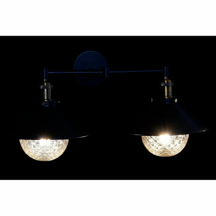 Wandleuchte DKD Home Decor Schwarz Gold Metall 220 V 50 W Loft (52 x 24 x 20 cm)