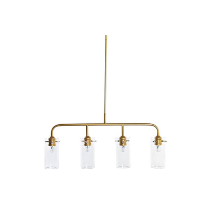 Deckenlampe DKD Home Decor Kristall Gold Metall 50 W (84 x 17 x 24 cm)
