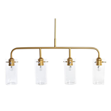 Deckenlampe DKD Home Decor Kristall Gold Metall 50 W (84 x 17 x 24 cm)