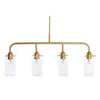 Deckenlampe DKD Home Decor Kristall Gold Metall 50 W (84 x 17 x 24 cm)