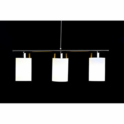 Deckenlampe DKD Home Decor Kristall Gold Metall Weiß (60 x 15 x 25 cm)
