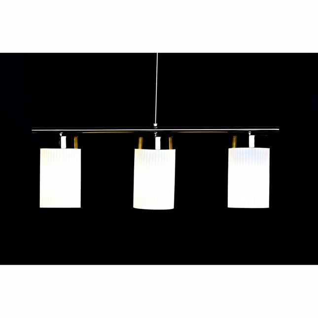 Deckenlampe DKD Home Decor Kristall Gold Metall Weiß (60 x 15 x 25 cm)