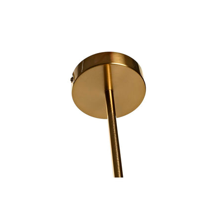 Deckenlampe DKD Home Decor Kristall Gold Metall Weiß (60 x 15 x 25 cm)