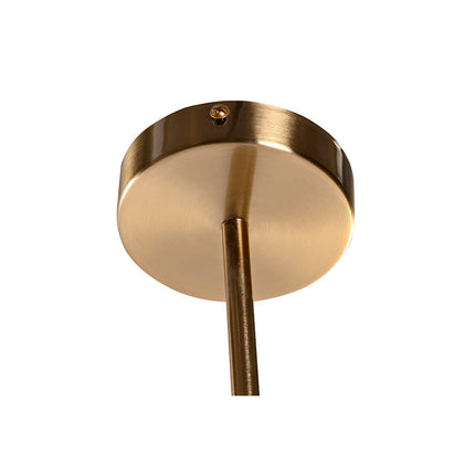 Deckenlampe DKD Home Decor Kristall Gold Metall Weiß (82 x 15 x 20 cm)