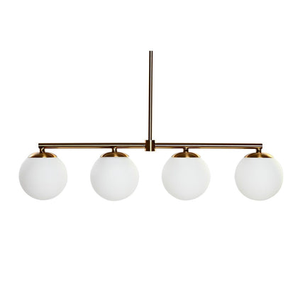 Deckenlampe DKD Home Decor Kristall Gold Metall Weiß (82 x 15 x 20 cm)