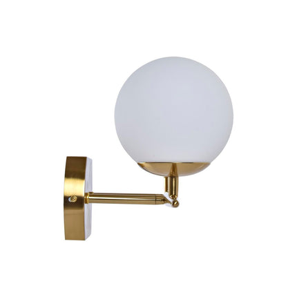 Wandleuchte DKD Home Decor Kristall Gold Metall Weiß 220 V 40 W Moderne (42 x 15 x 20 cm)