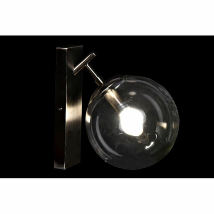 Wandleuchte DKD Home Decor 25W Kristall Silberfarben Metall 220 V (20 x 25 x 27 cm)