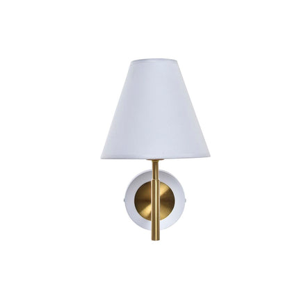 Wandleuchte DKD Home Decor Gold Metall Weiß 220 V 25 W Moderne (19 x 25 x 30 cm)