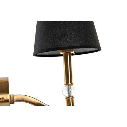 Wandleuchte DKD Home Decor Schwarz Gold Metall 220 V 25 W Moderne (15 x 23 x 31 cm)