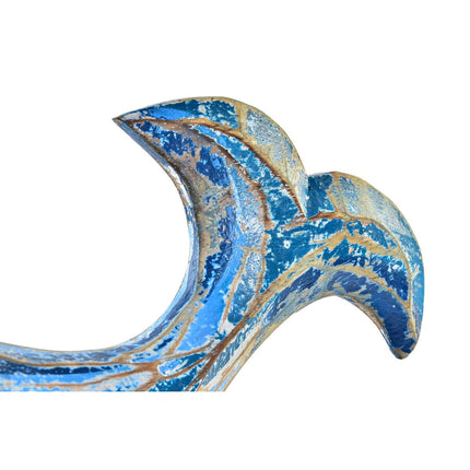 Deko-Figur DKD Home Decor 40 x 10 x 30 cm Blau Braun Wal