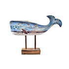 Deko-Figur DKD Home Decor 40 x 10 x 30 cm Blau Braun Wal