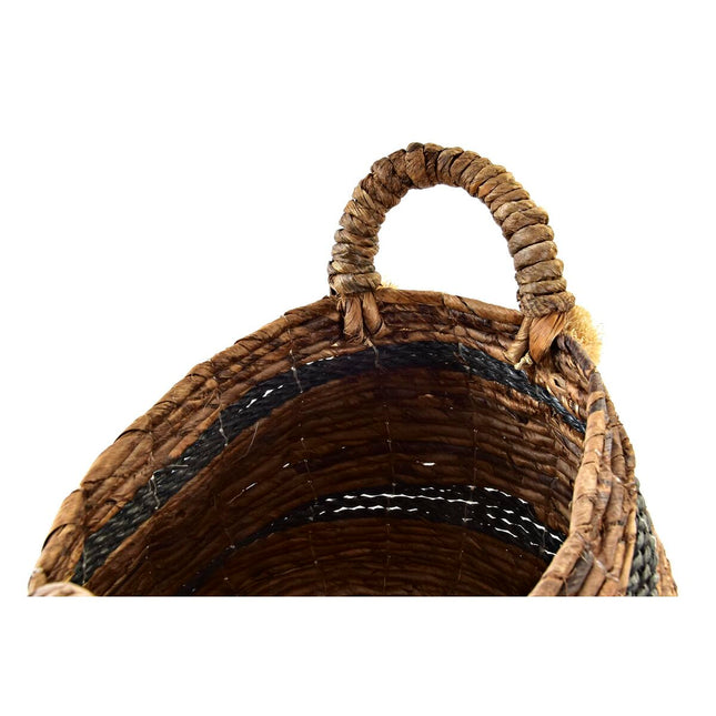 Korb-Set DKD Home Decor Kolonial Faser (31 x 31 x 33 cm)