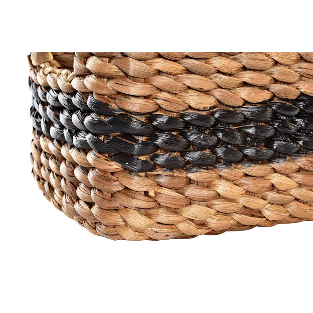 Korb-Set DKD Home Decor 32 x 25 x 20 cm Polyurethan Naturfaser (2 Stück)
