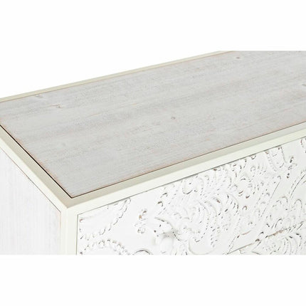 Kommode DKD Home Decor Tanne MDF Weiß Araber (80 x 34 x 80 cm)