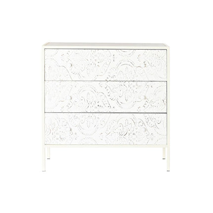 Kommode DKD Home Decor Tanne MDF Weiß Araber (80 x 34 x 80 cm)