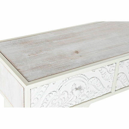 Konsole DKD Home Decor Tanne MDF Weiß Araber (120 x 35 x 80 cm)