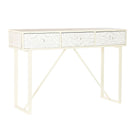 Konsole DKD Home Decor Tanne MDF Weiß Araber (120 x 35 x 80 cm)
