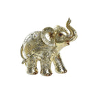 Deko-Figur DKD Home Decor 13 x 6 x 13 cm Elefant Gold Kolonial