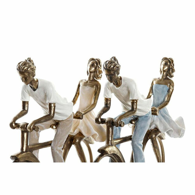 Deko-Figur DKD Home Decor 27 x 9,5 x 23 cm Kupfer Ehepaar (2 Stück)