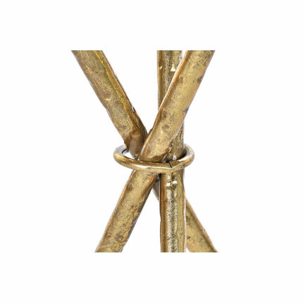 2nd-Set Tischchen DKD Home Decor Spiegel Gold Metall (35 x 35 x 71 cm)