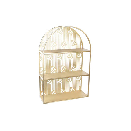 Regal DKD Home Decor Golden Metall 3 Regale (40 x 15 x 60 cm)