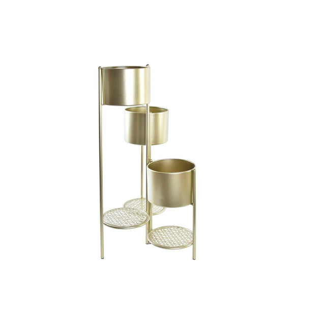 Blumentopf DKD Home Decor Gold Metall Orientalisch (38 x 40 x 81 cm)