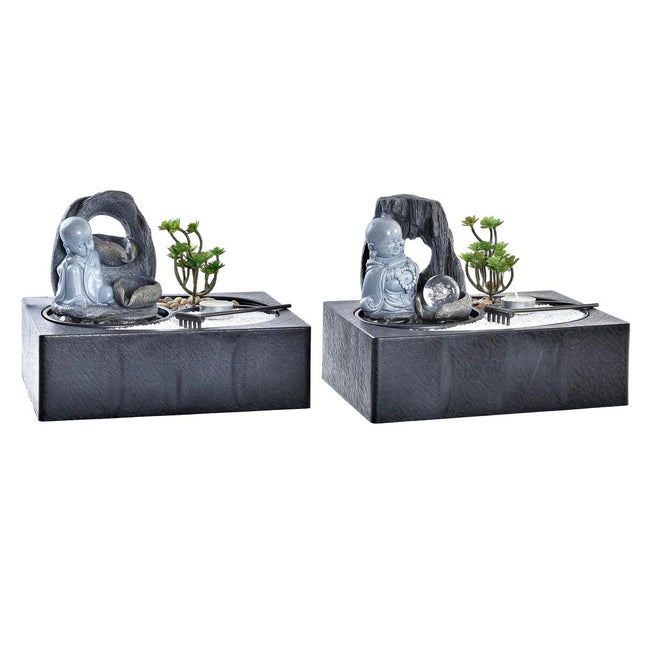 Gartenbrunnen DKD Home Decor 29 x 21 x 22 cm Harz Orientalisch (2 Stück)
