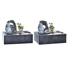 Gartenbrunnen DKD Home Decor 29 x 21 x 22 cm Harz Orientalisch (2 Stück)