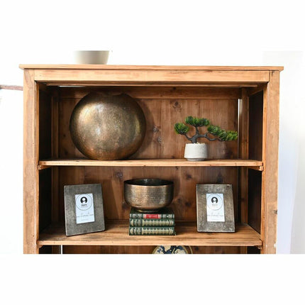 Vase DKD Home Decor Silberfarben 36 x 14 x 33 cm Gold Aluminium (2 Stück)