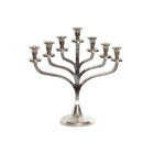 Kerzenleuchter DKD Home Decor Silberfarben Aluminium Moderne 38 x 10 x 38 cm