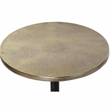 2nd-Set Tischchen DKD Home Decor Schwarz Gold Aluminium (40 x 40 x 61 cm)