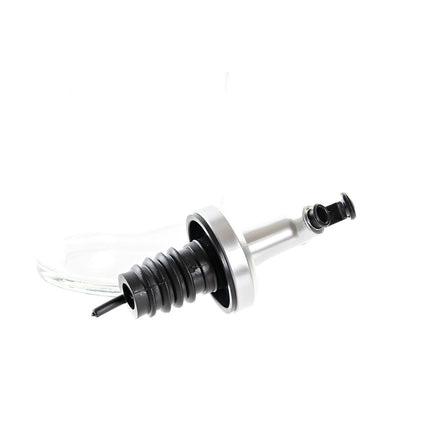 Ölfläschchen DKD Home Decor Essigflasche 16 x 6,5 x 17,5 cm Kristall Metall Durchsichtig 2 Stück (2 pcs)